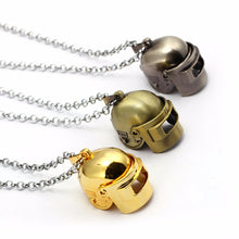 Load image into Gallery viewer, Helmet Pendant Necklace